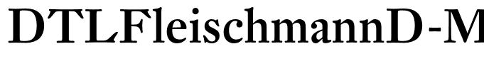 DTLFleischmannD-Medium
