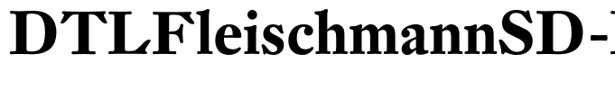 DTLFleischmannSD-Bold