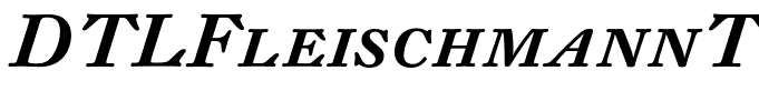 DTLFleischmannT-CapsMedItalic