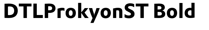 DTLProkyonST Bold
