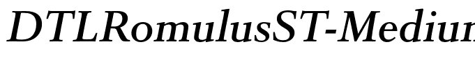DTLRomulusST-MediumItalic
