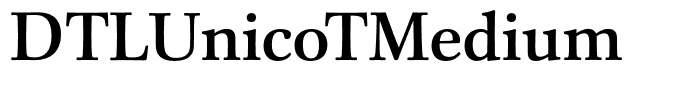 DTLUnicoTMedium