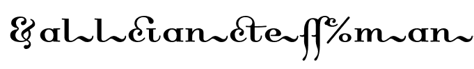DallianceRomanLigatures