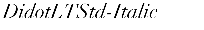 DidotLTStd-Italic