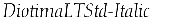 DiotimaLTStd-Italic