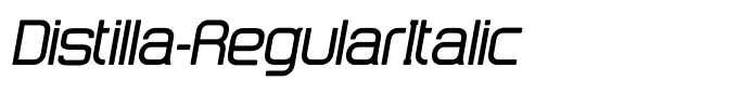 Distilla-RegularItalic