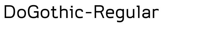 DoGothic-Regular