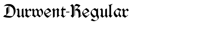 Durwent-Regular