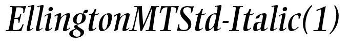 EllingtonMTStd-Italic(1)