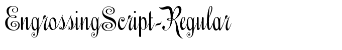 EngrossingScript-Regular