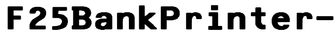 F25BankPrinter-Bold