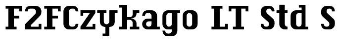 F2FCzykago LT Std Semiserif