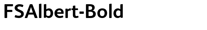 FSAlbert-Bold