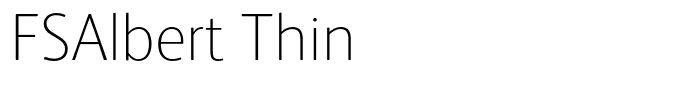 FSAlbert Thin
