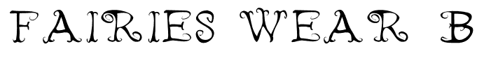 Fairies Wear Boots