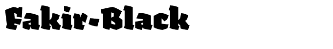 Fakir-Black