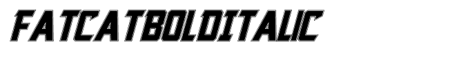Fatcat Bold Italic