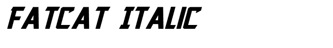 Fatcat Italic