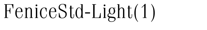 FeniceStd-Light(1)