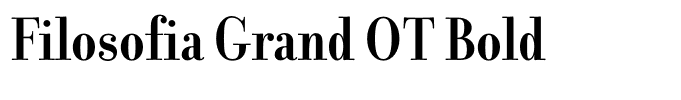 Filosofia Grand OT Bold