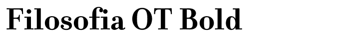 Filosofia OT Bold