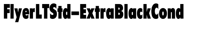 FlyerLTStd-ExtraBlackCond