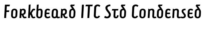 Forkbeard ITC Std Condensed