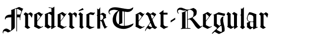 FrederickText-Regular