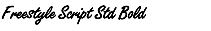 Freestyle Script Std Bold