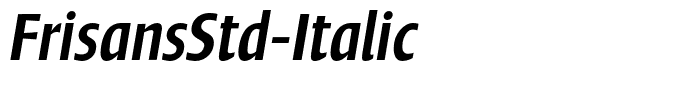 FrisansStd-Italic