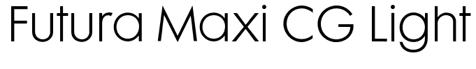 Futura Maxi CG Light
