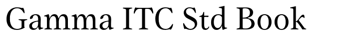 Gamma ITC Std Book