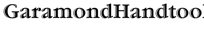 GaramondHandtooledITCStd