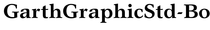 GarthGraphicStd-Bold