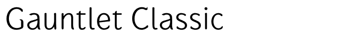 Gauntlet Classic