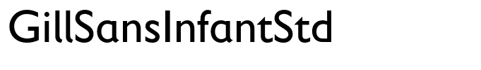 GillSansInfantStd