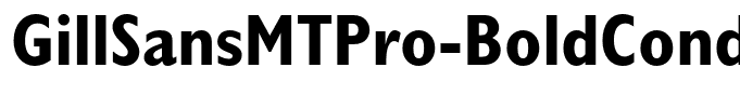 GillSansMTPro-BoldCondensed