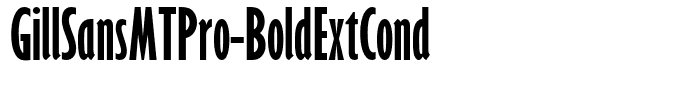 GillSansMTPro-BoldExtCond