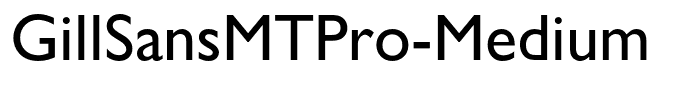 GillSansMTPro-Medium