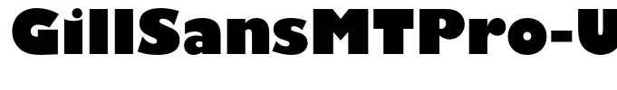 GillSansMTPro-UltraBold