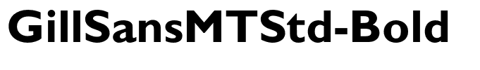 GillSansMTStd-Bold