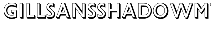 GillSansShadowMTStd