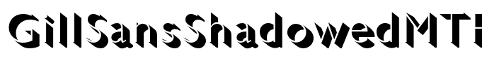 GillSansShadowedMTPro-Light