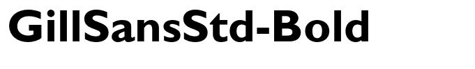 GillSansStd-Bold
