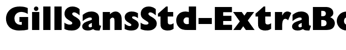 GillSansStd-ExtraBoldDisp