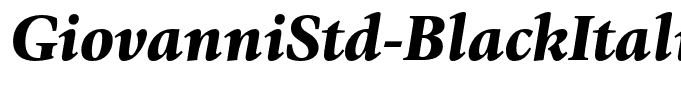 GiovanniStd-BlackItalic