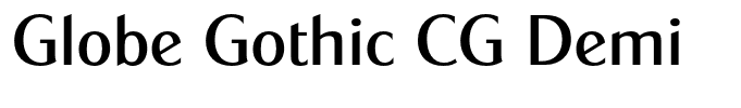 Globe Gothic CG Demi