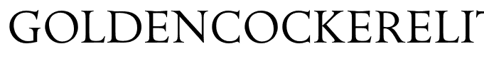 GoldenCockerelITCStd-Titling