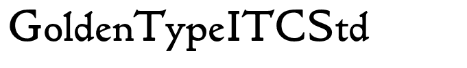 GoldenTypeITCStd