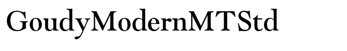 GoudyModernMTStd